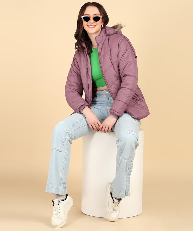 ELLIPSE Women's Lavender Nylon Jacket - Image 4