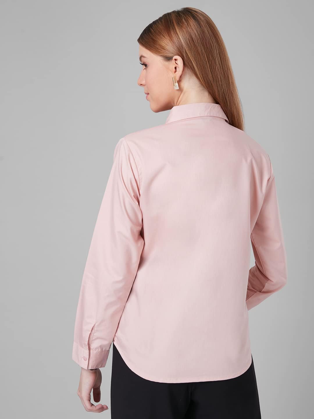 Nude Polycotton Formal Shirt for Women - Image 5