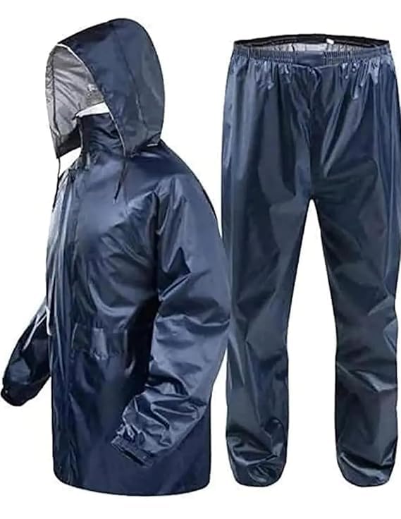 GarbGlide Men's Raincoat Waterproof - Blue