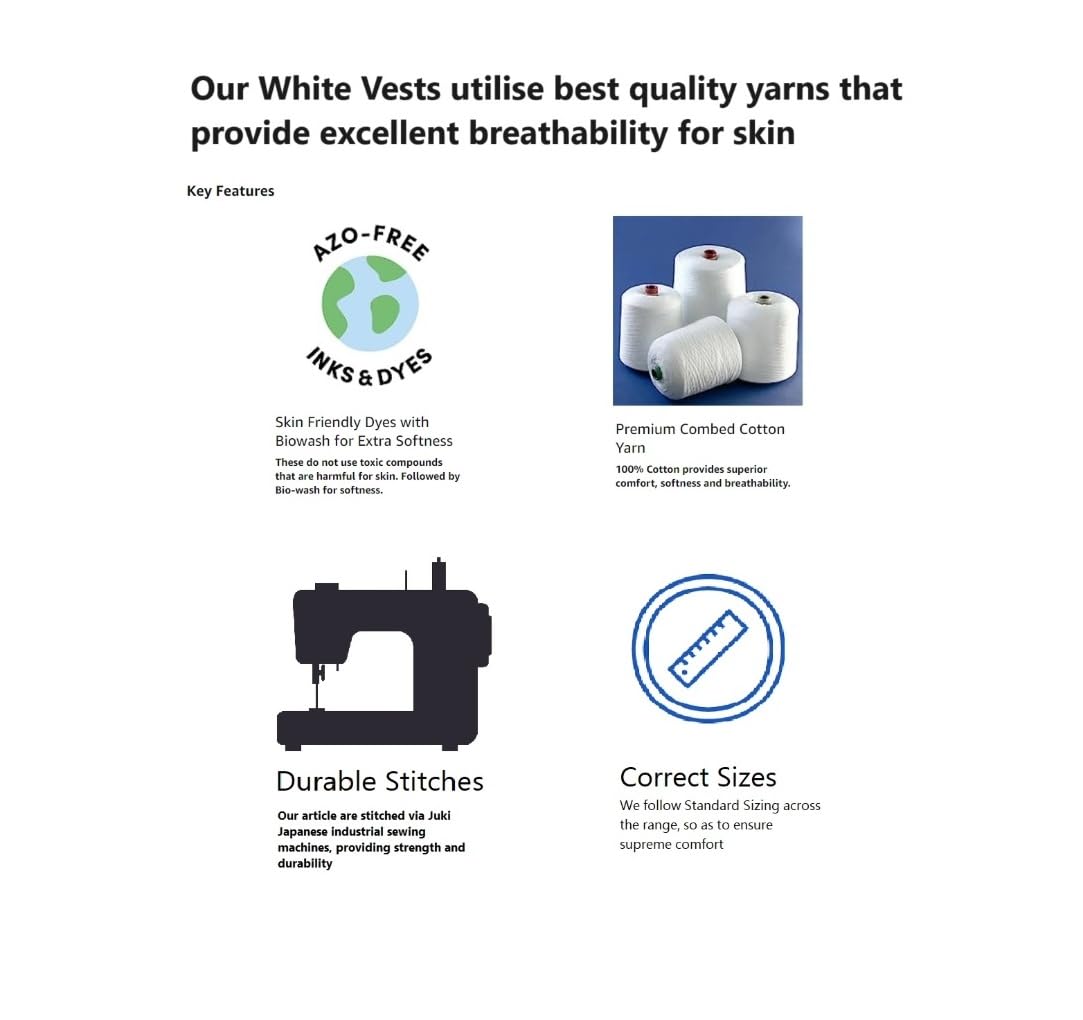 Lush Baby Boys White Cotton Vest - Image 2