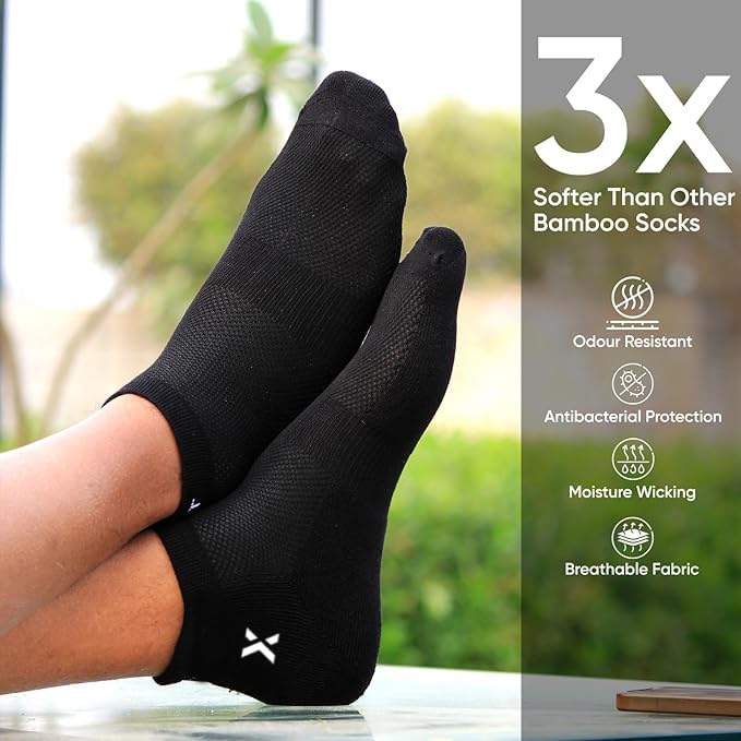 JEMOX Men's Ankle Length Sports Socks - Image 4