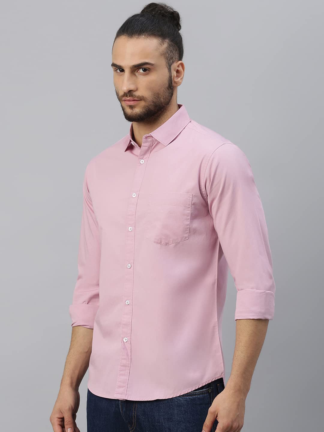 Dennis Lingo Casual Shirt for Men - Mauve - Image 4