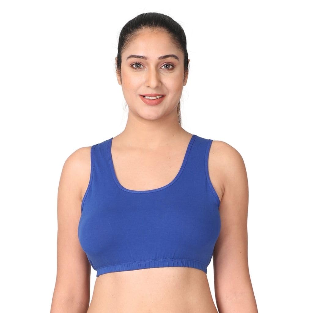 adira Royal Blue Full Coverage Bra for Women
