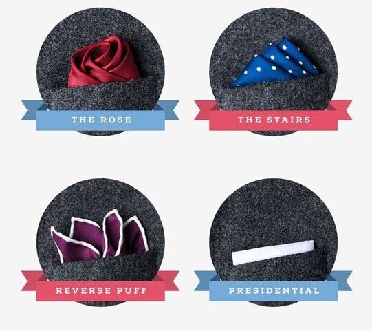 Young Arrow Satin Pocket Square for Men - Image 4