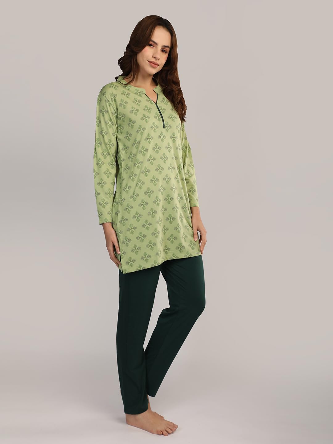 Duchess Women's Cotton Tie-Dye Night Suit - Image 5