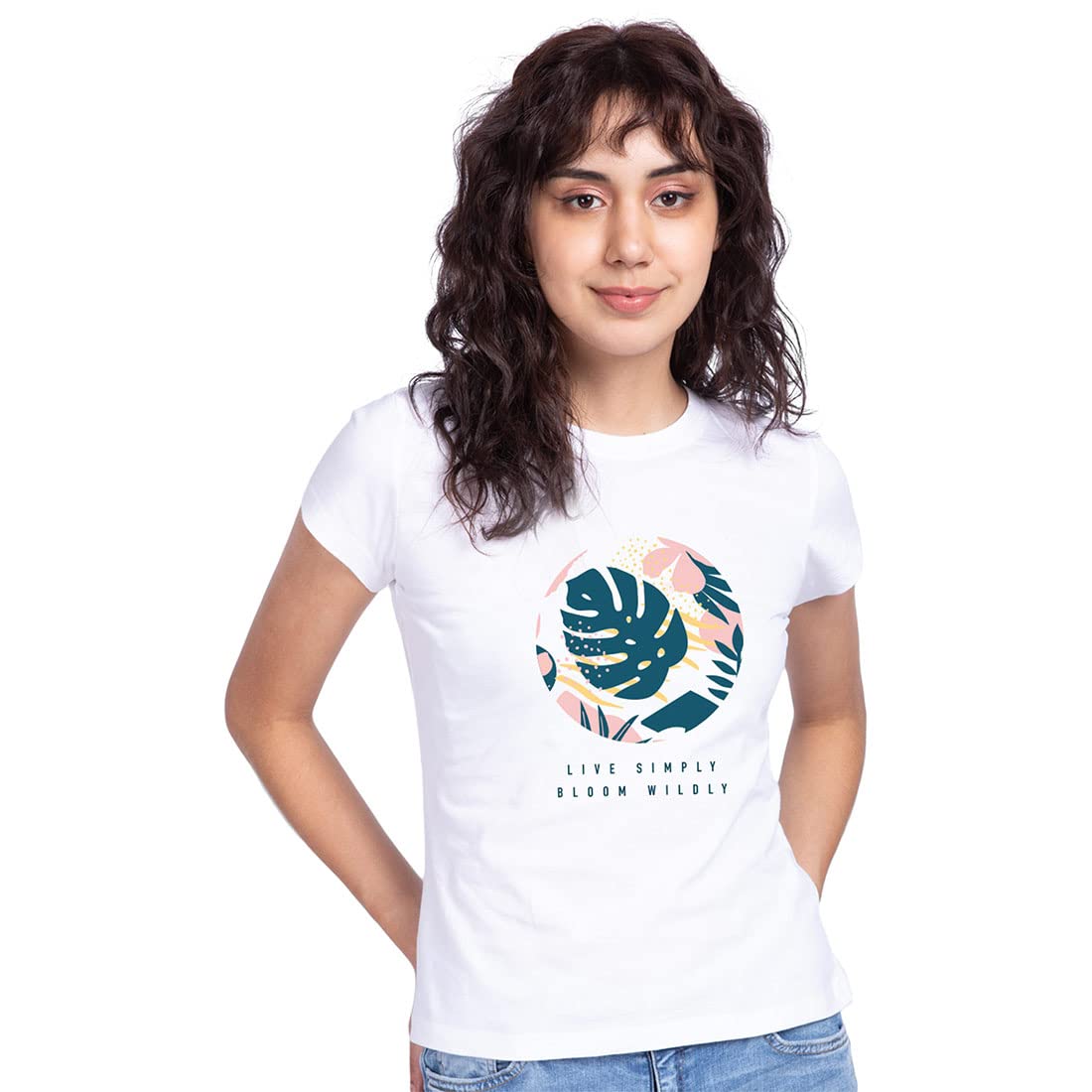 Bewakoof Women's Graphic Printed Cotton T-Shirt