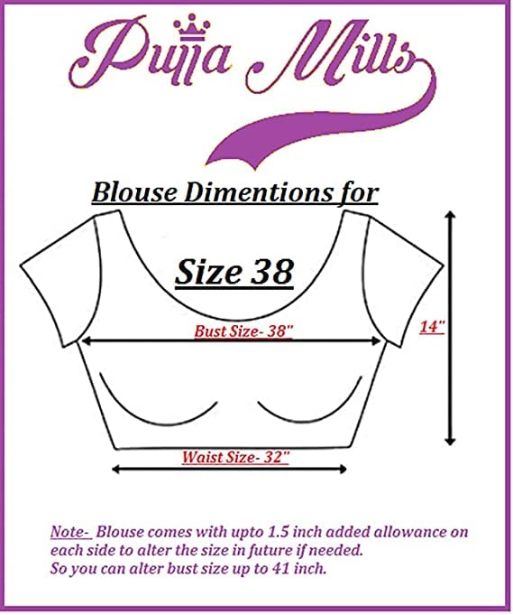 Pujia Mills Womens Sweetheart Neck Sleeveless Saree Blouse - Pink - Image 5