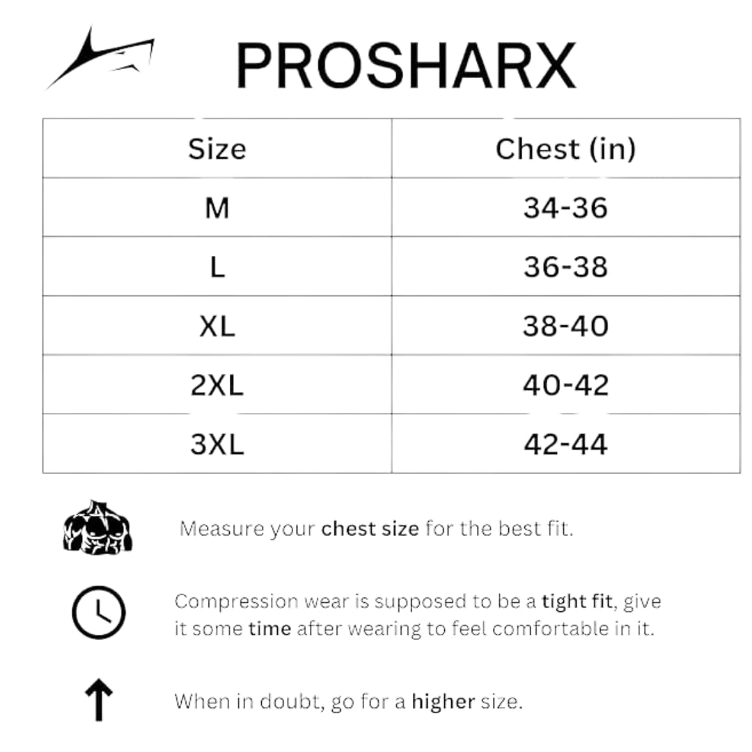 PROSHARX Grey Compression T-Shirt for Men - Image 4
