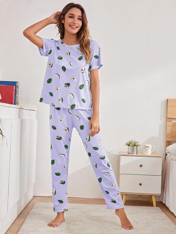 SMOWKLY Printed Night Suit Set for Women - Image 5