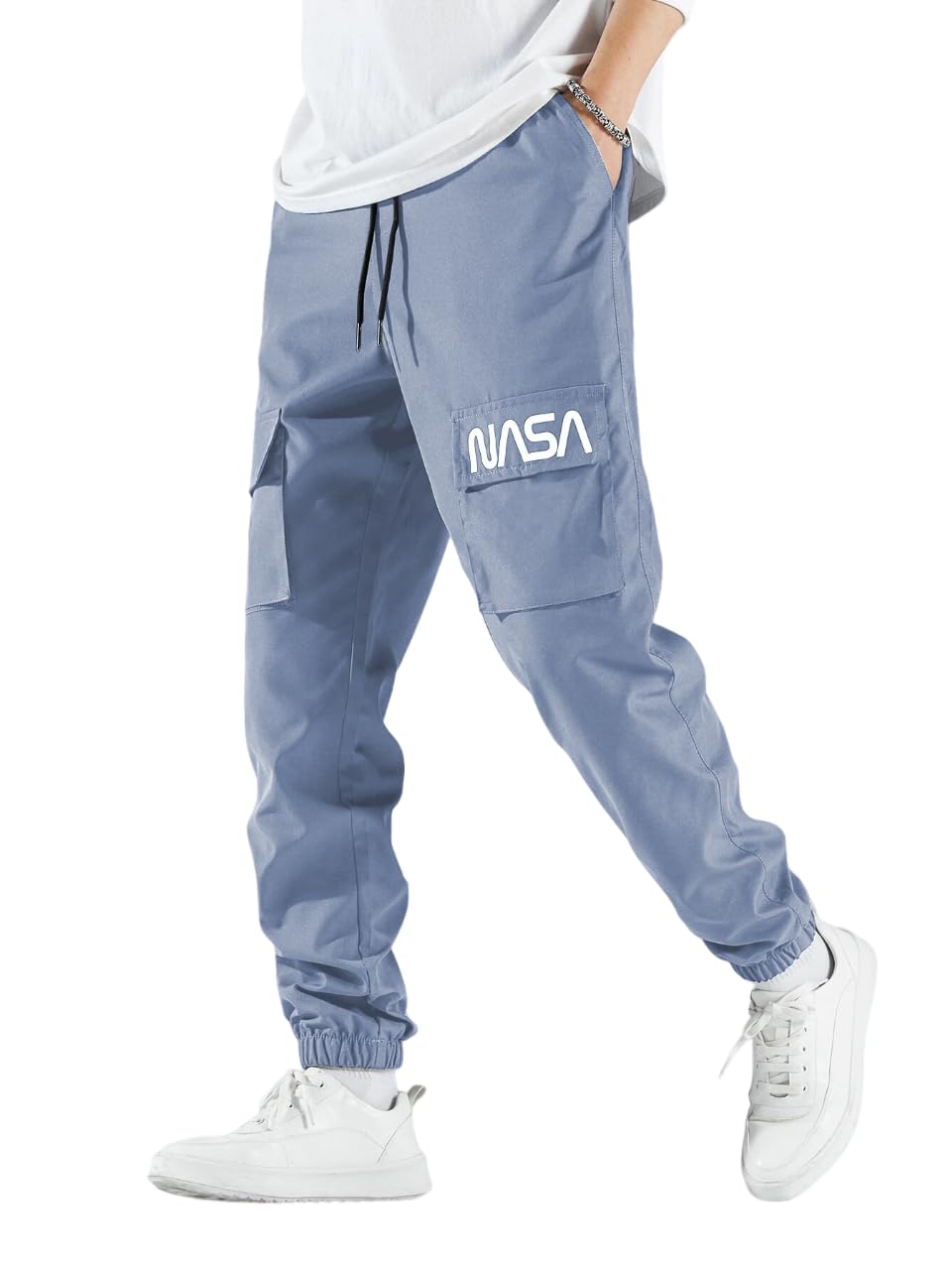 TAGAS Boys Casual Pants - NASA Print Cotton
