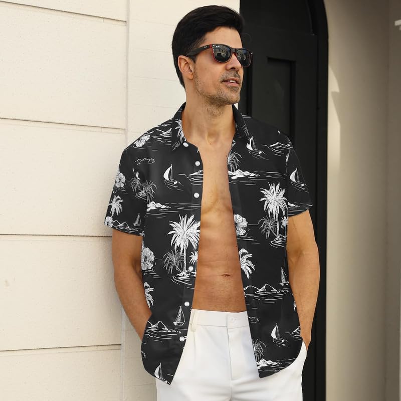 Impression Fab Floral Print Cotton Shirt for Men - Image 4