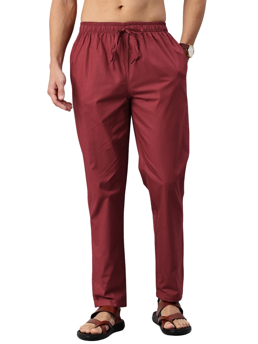 Majestic Man Pyjama Bottoms for Men - Maroon