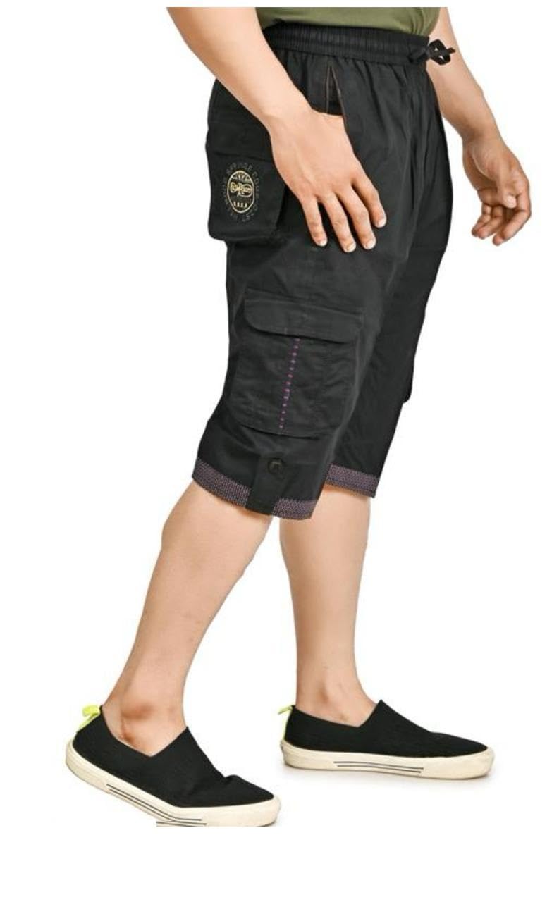 GarbGlide Men's Cargo Pants - Black - Image 2