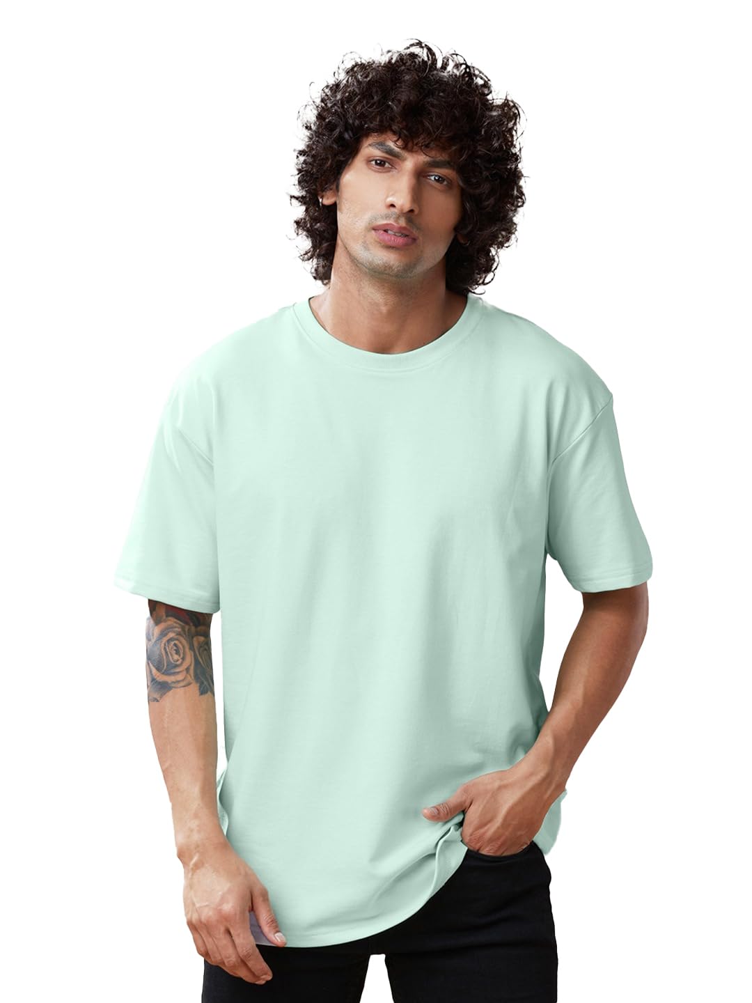 crazymonk T-Shirt for Men - Solid Cotton