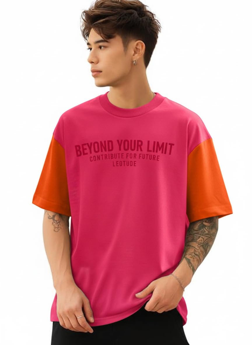 LEOTUDE Men's Printed T-Shirt - Multicolour - Image 5