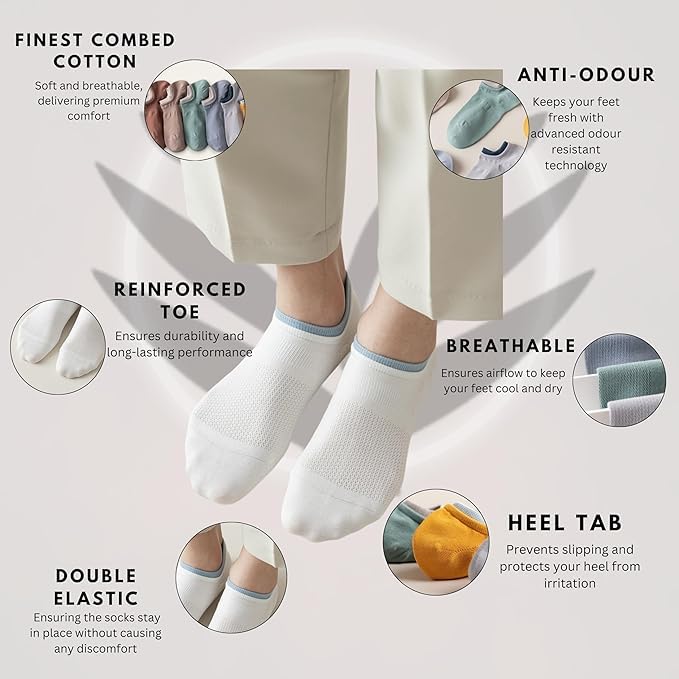 JABA Multicolour Unisex Ankle Socks - Image 4