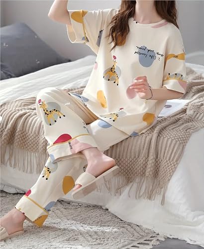 Louis Luxe Offwhite Night Suit for Women - Image 4