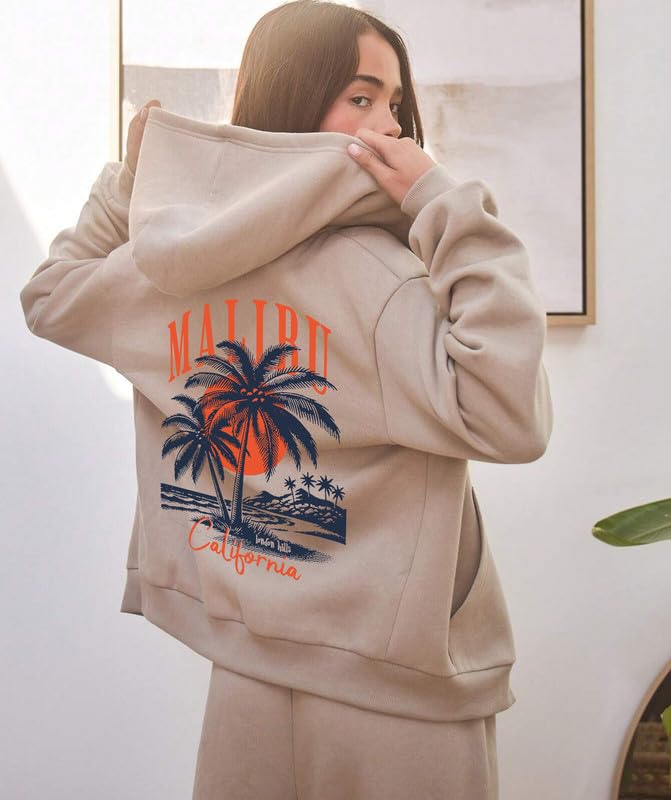 London Hills Full-Zip Hooded Sweatshirt for Woman - Image 2