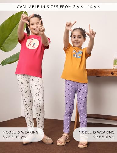 Amazon Symbol Girl Fitted Cotton Ankle Leggings - Image 2