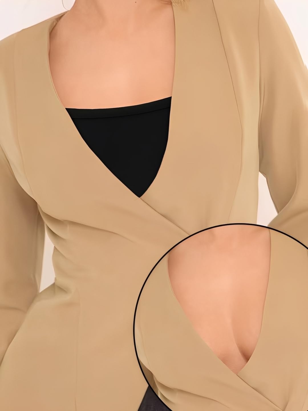 FIMS Cotton Plain Clip-On Camisole for Women - Image 4