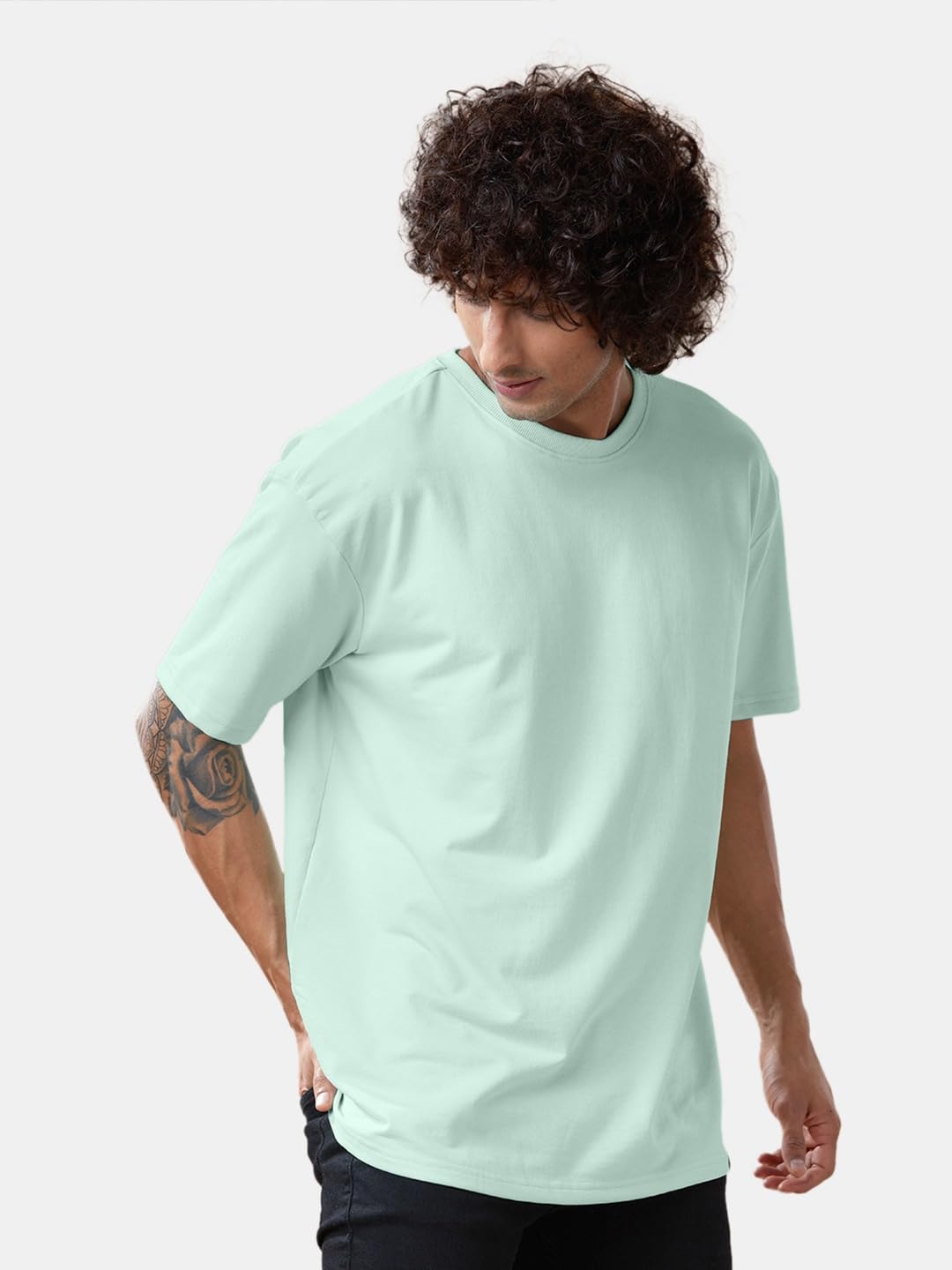crazymonk T-Shirt for Men - Solid Cotton - Image 5