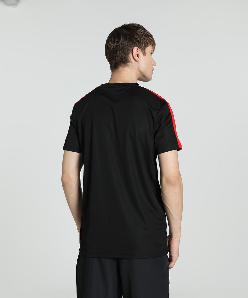 Puma Men's Classic Fit Tee - Black High Risk Red - Image 4