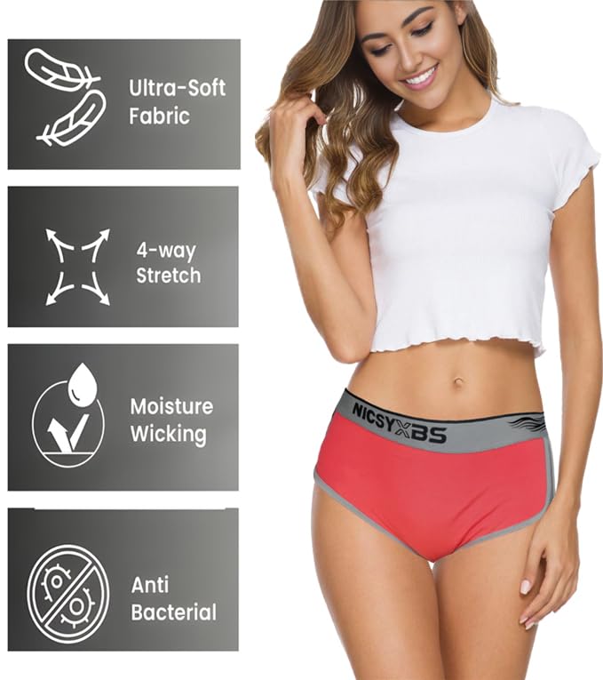NICSY Women's High Waist Cotton Briefs - Image 5