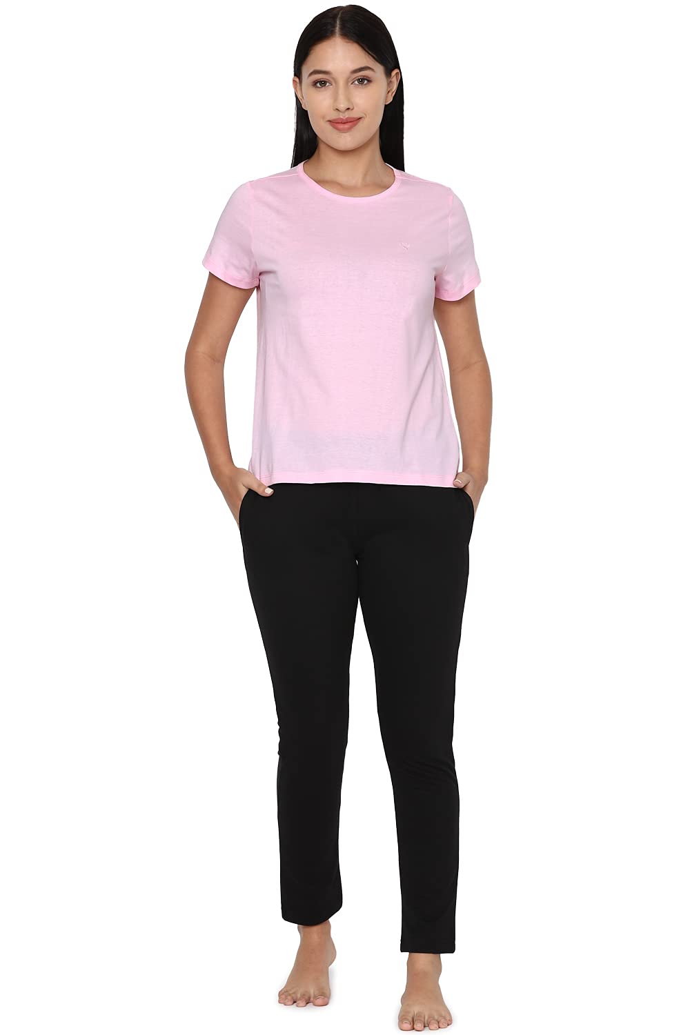 Allen Solly Women's Cotton T-Shirt - Light Pink - Image 5