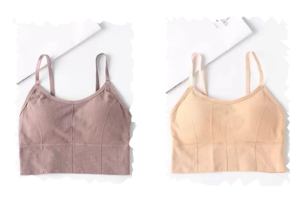 Acnos Women Sports Bra - Pink Beige