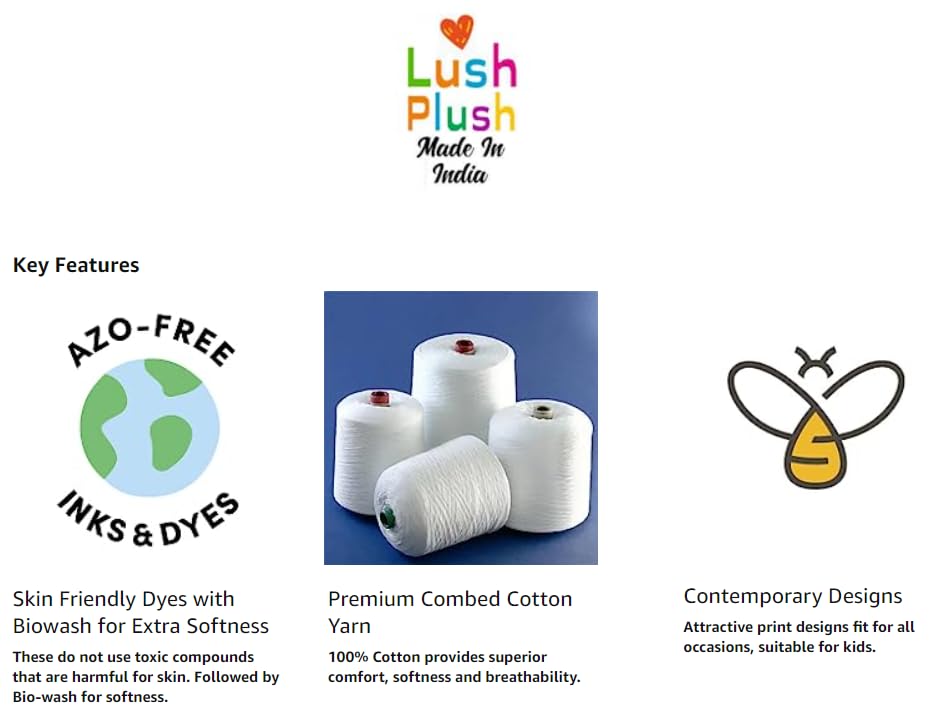 Lush Plush Unisex Child Cotton Pajama Pants - Multicolor - Image 3