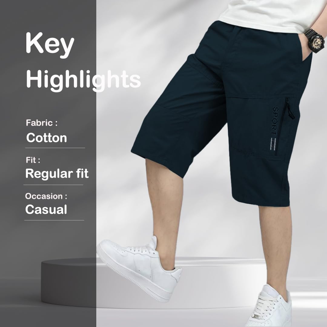 TAGDO Men's Cotton Shorts - Image 5