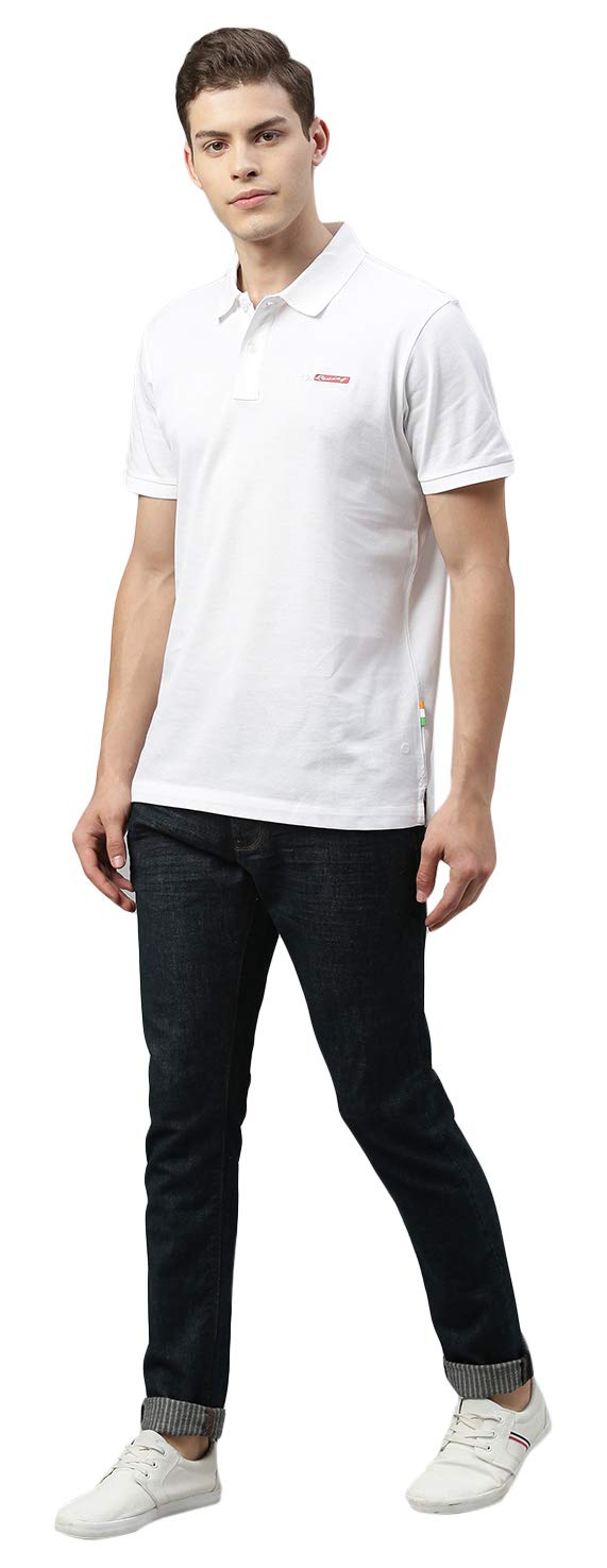 TVS Racing Polo T Shirt - White Cotton - Image 5