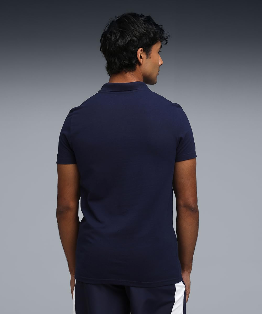 PUMA Men's Navy Blue Polo T-Shirt - Image 4