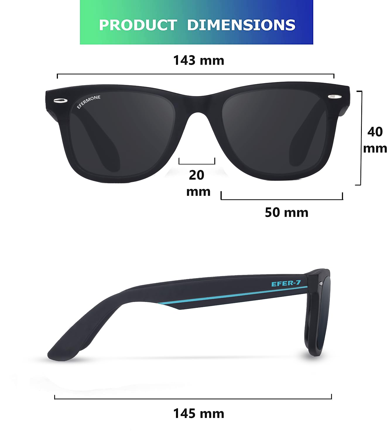EFERMONE Polarized Sunglasses for Men & Women - Image 3
