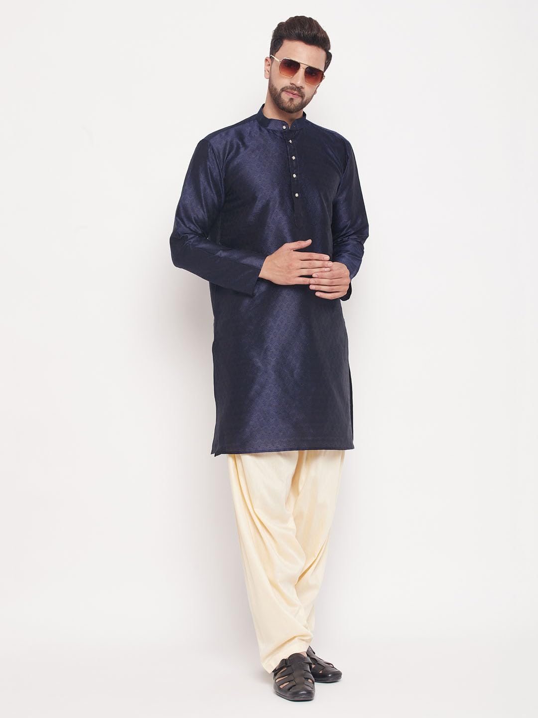 Golden Vastramay Men's Pyjama - Ethnic Wear - Image 5