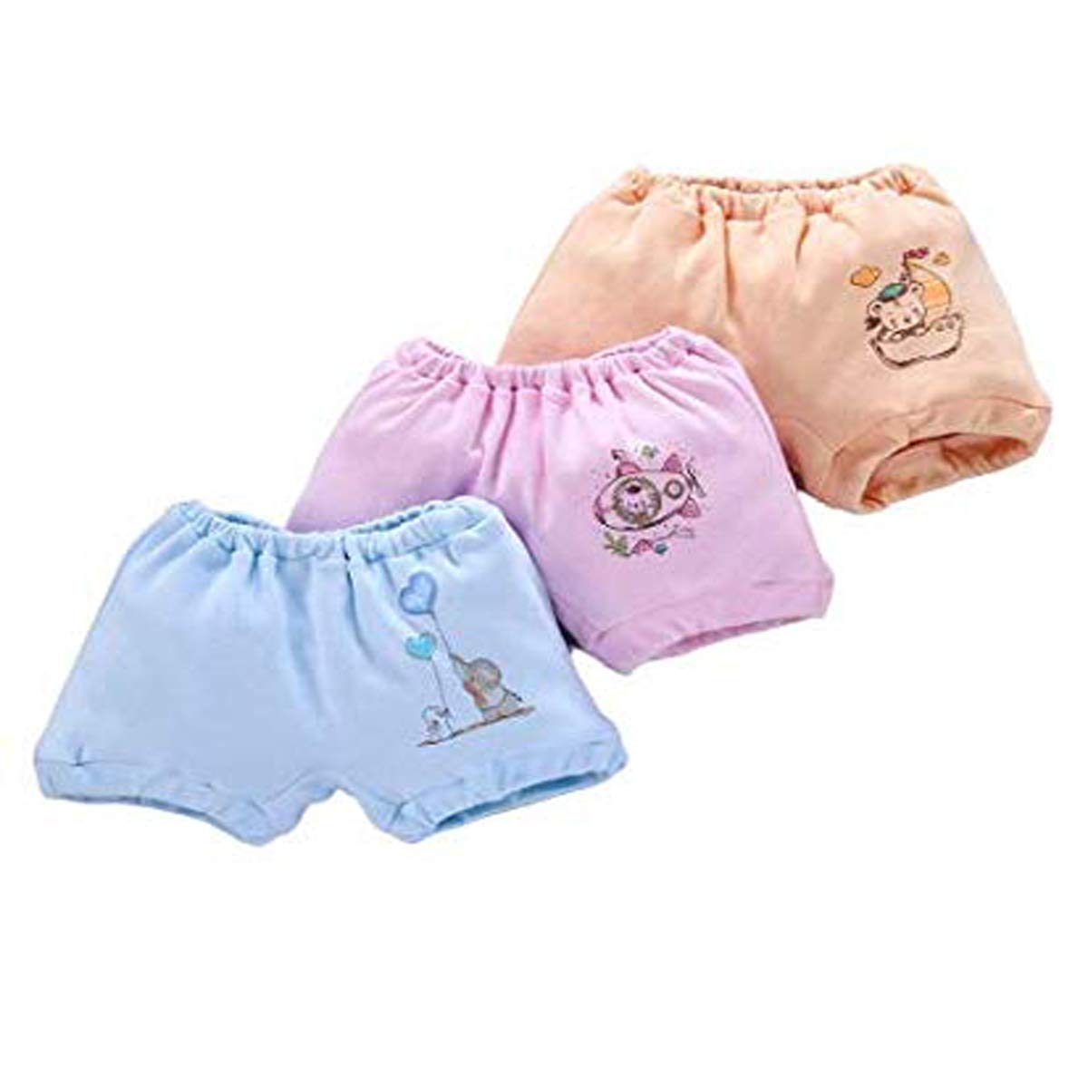 Baby Bucket Girls Cotton Panties - Light Colour - Image 2