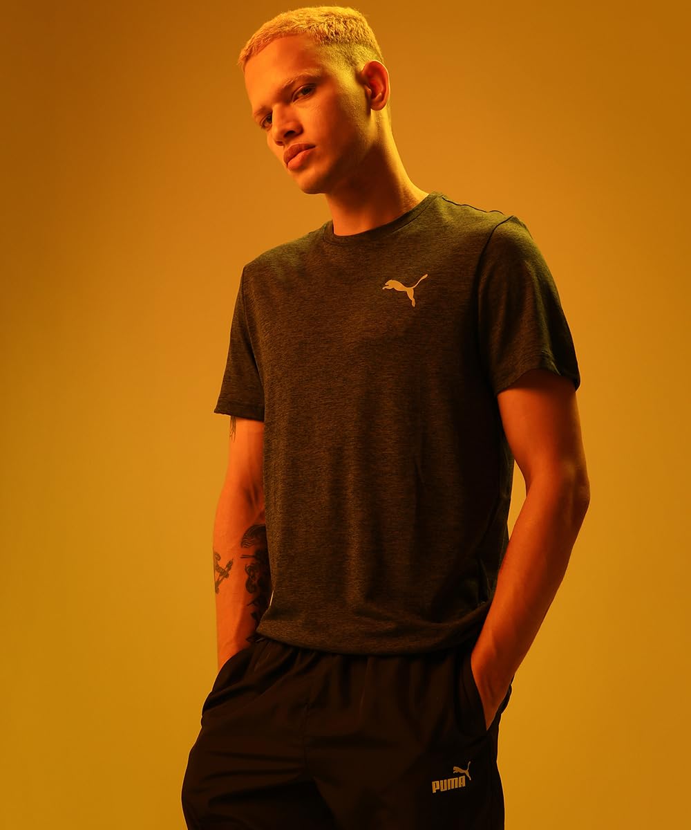 PUMA Men Polyester Solid Slim Fit T-Shirt - Image 5