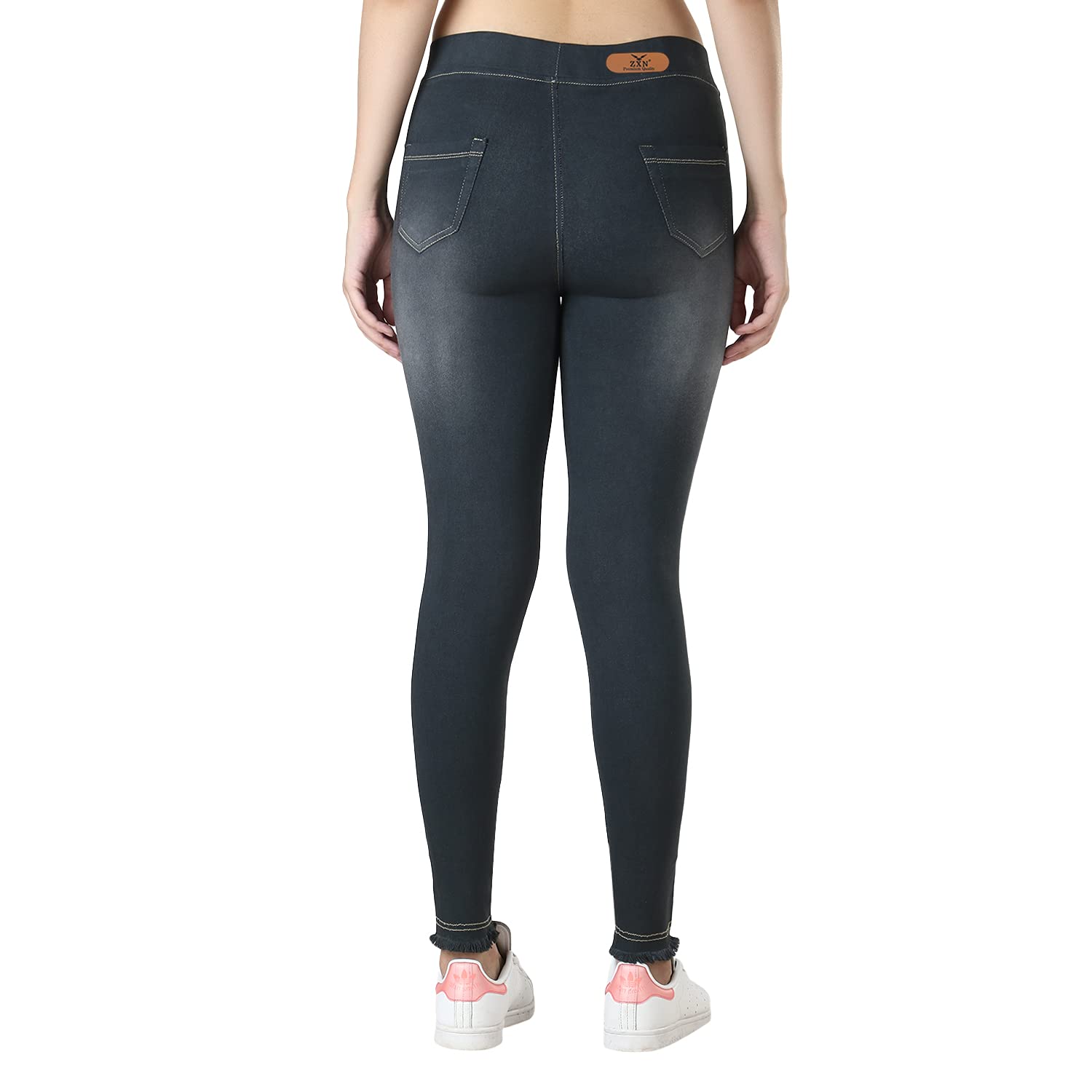 ZXN Wishker Shade Denim Jegging for Girls & Women - Image 4