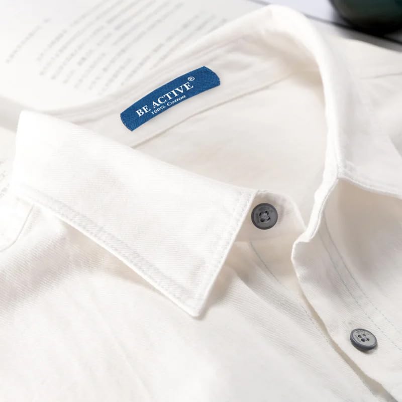 BE ACTIVE Men's Casual Shirt - Blue - Image 5