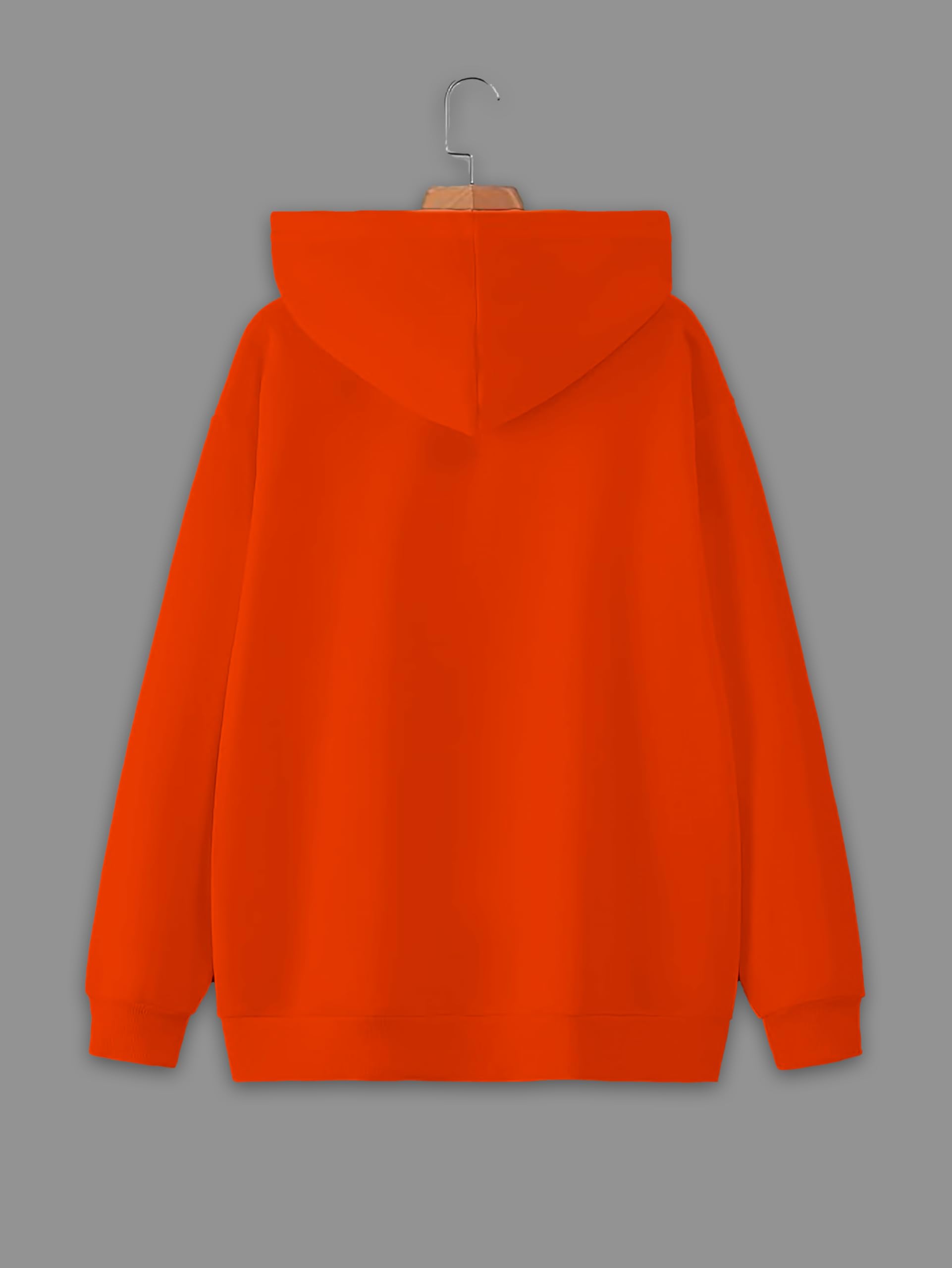 Mack JONNEY Rust Hooded Fleece Sweatshirt for Men - Image 3