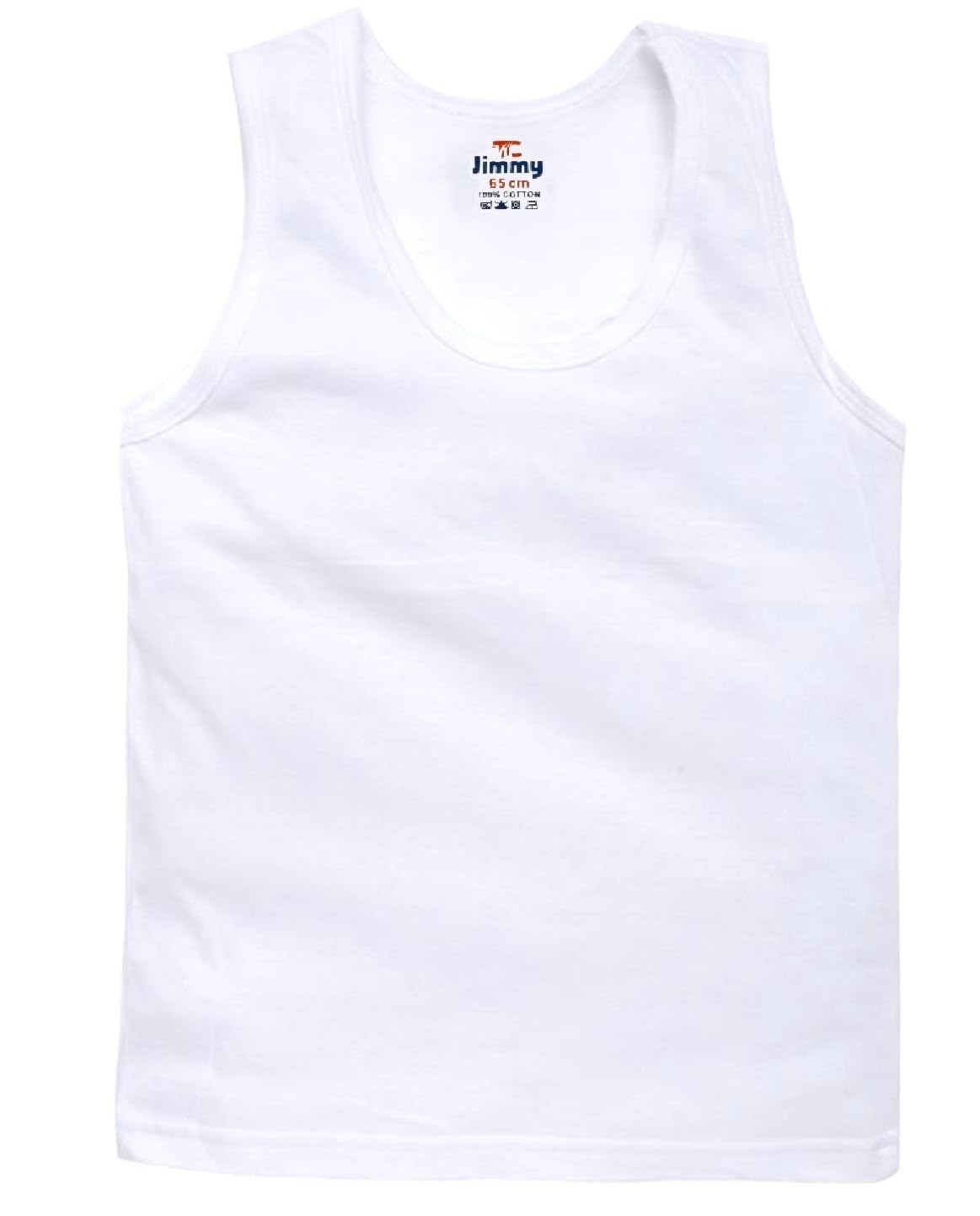 Lush Baby Boys White Cotton Vest - Image 3