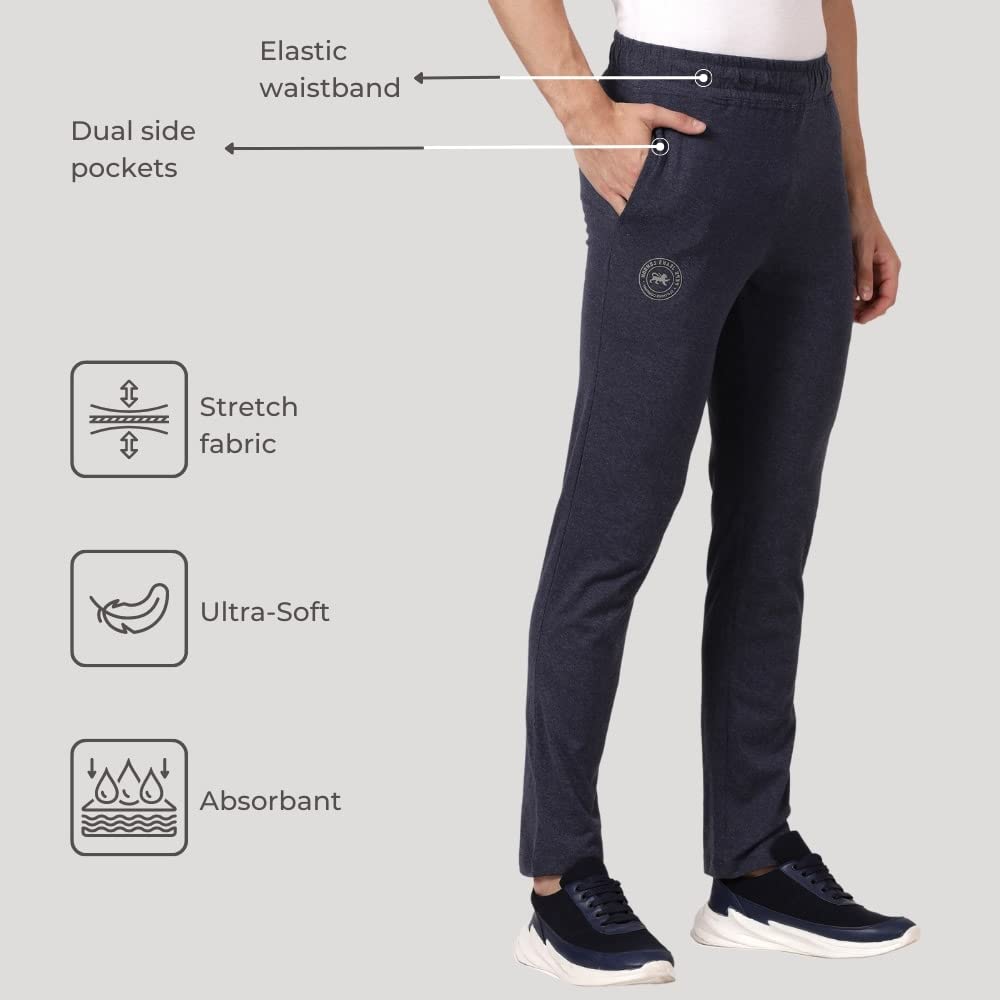 Pepe Jeans Men's Track Pants - Blue Melange - Image 5
