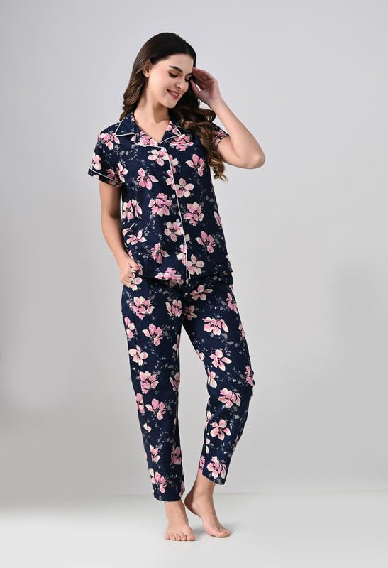 Ichaa Women's Cotton Printed Nightwear Set - Image 4
