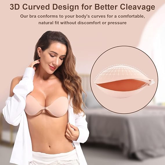 DClub Strapless Sticky Bra for Women - Image 3
