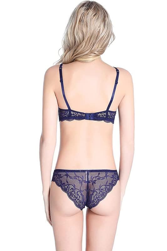 SGC Sweden Women Padded Bra Panty Set Lace - Image 3