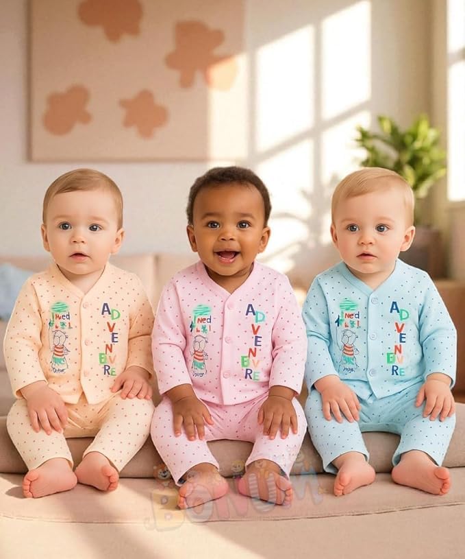 Shyamcollections Baby Boy Girl Cotton Vests - Image 2