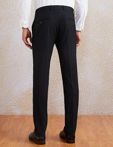 Symbol Men's Slim Dress Pants - Navy Blue - Image 2