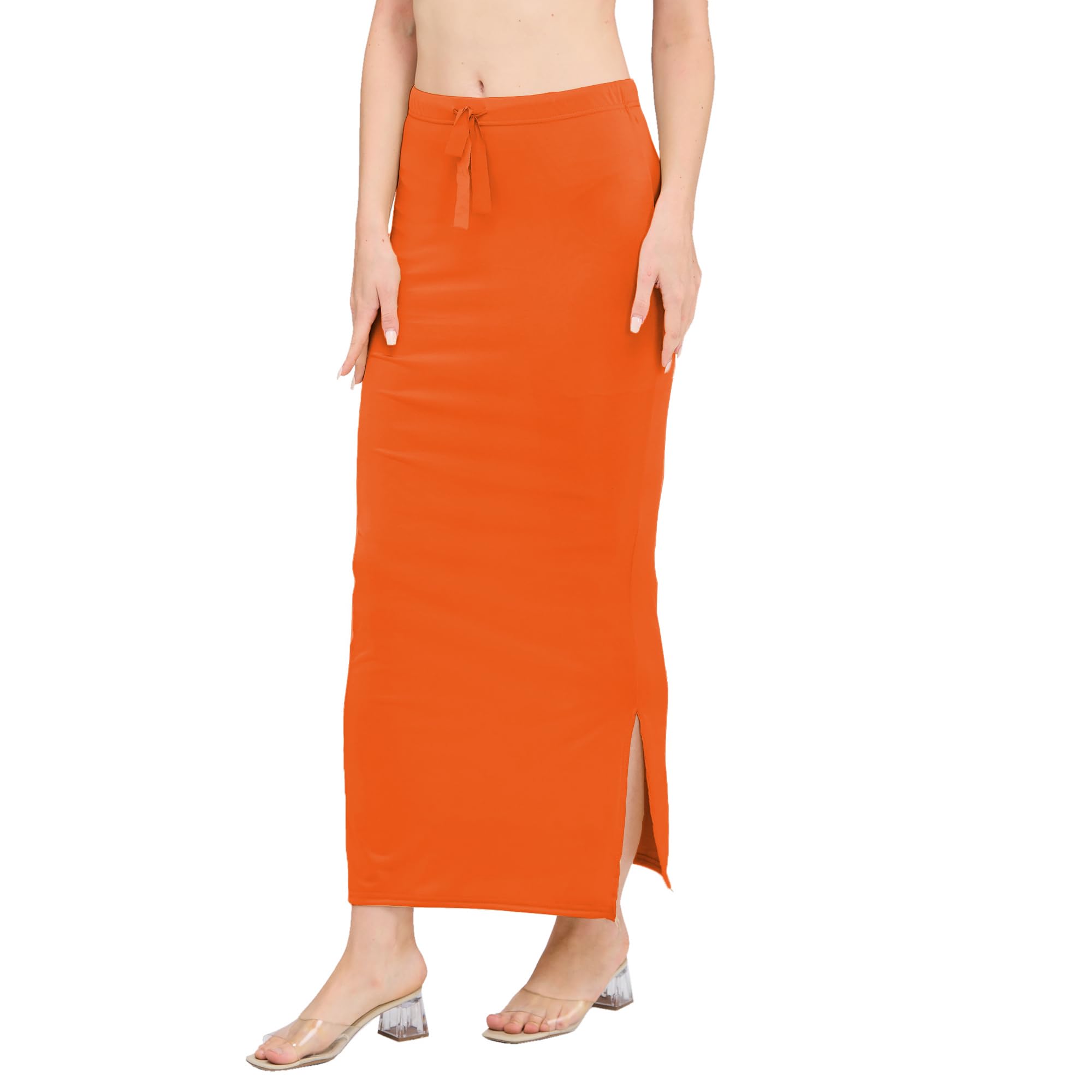 DESI GIRL Saree Shapewear for Women - Dark Orange - Image 3