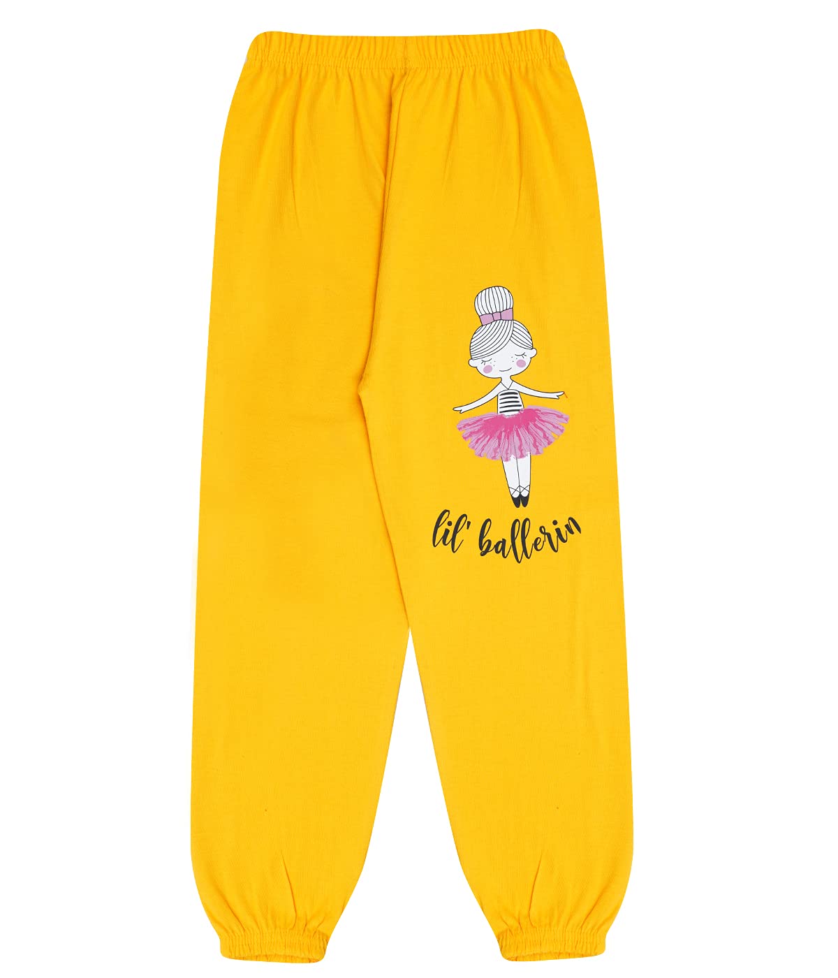 KYDA KIDS Girls Multicolour Cotton Track Pants - Image 4
