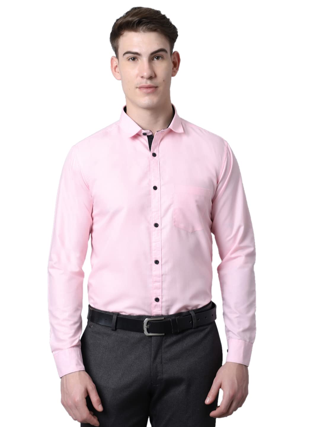 Majestic Man Formal Shirts for Men - Light Pink